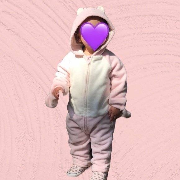 Old Navy Micro Performance Fleece Critter/Unicorn One-Piece for Baby 18-24 month - Picture 2 of 4